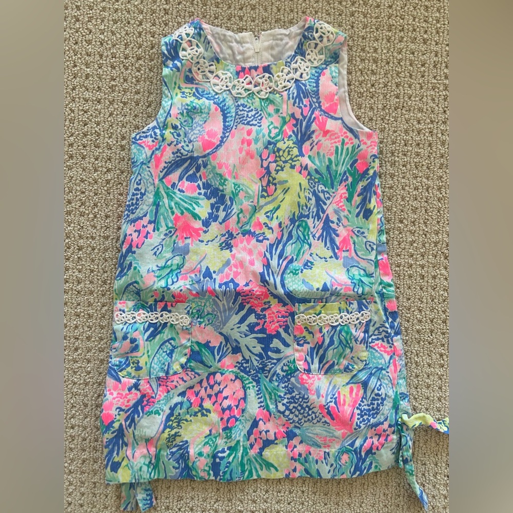 Lily Pulitzer Sleeveless Dress with Floral Pattern